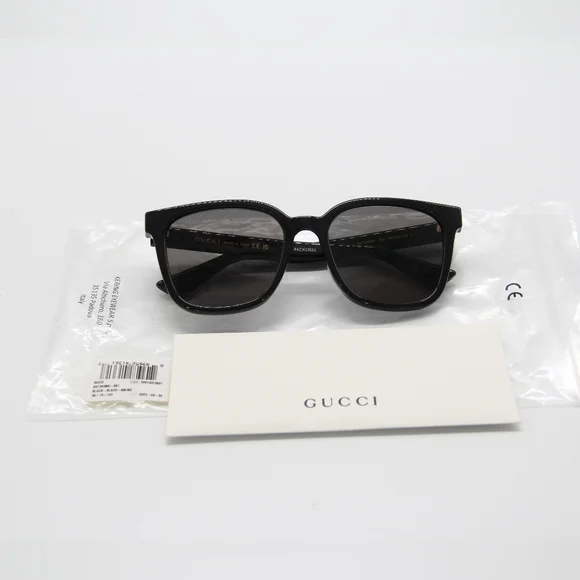 NEW GUCCI SUNGLASSES GG1346SK 001 UNISEX EYEWEAR BLACK GUCCI - Picture 10 of 11